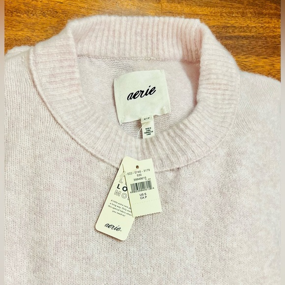 aerie Sweaters - Aerie Soft Blush Crew Neck Sweater New With Tags!